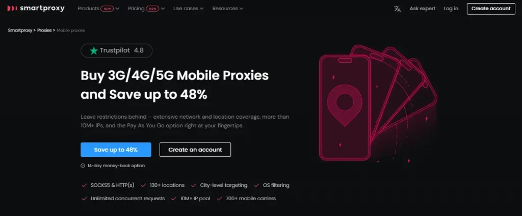 Smartproxy Mobile Proxy