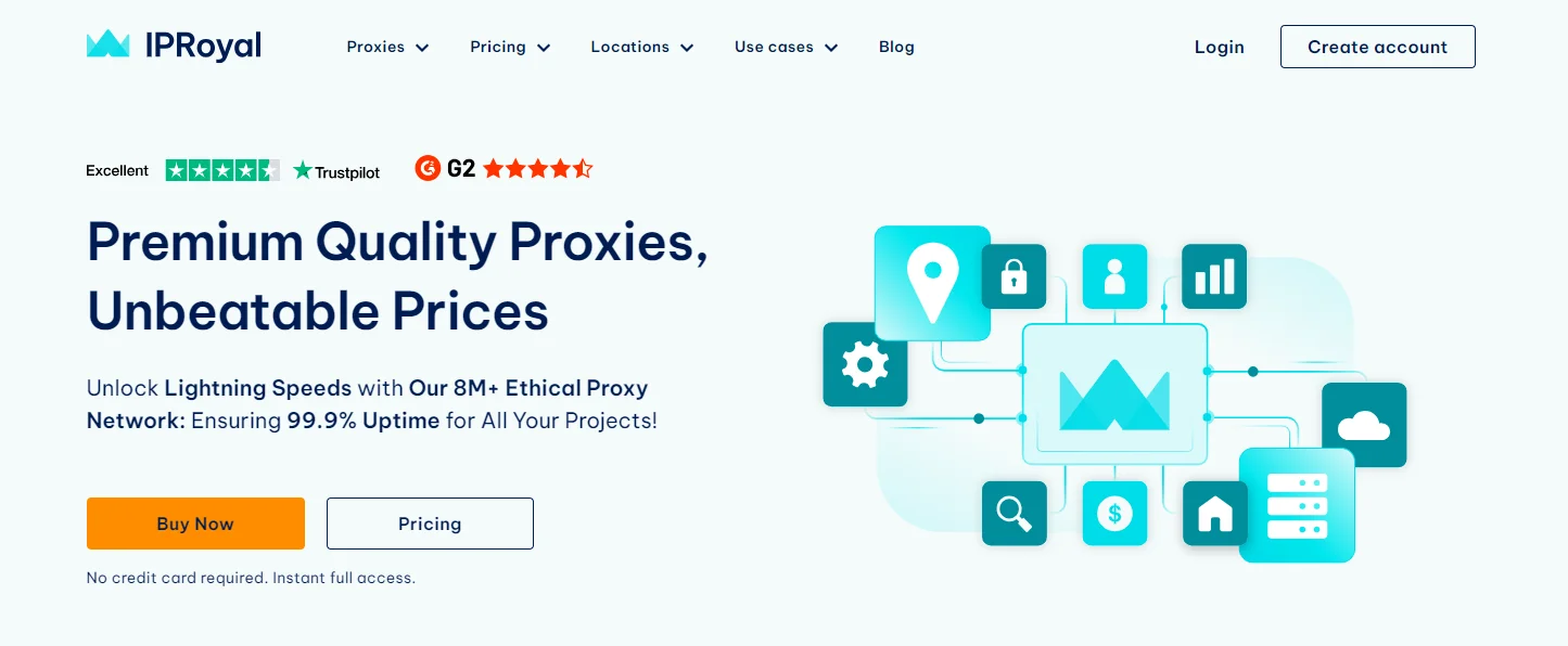 IPRoyal Homepage